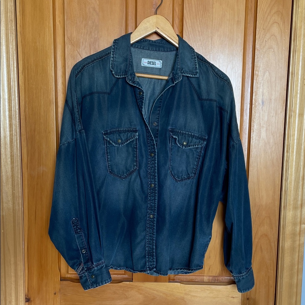 Diesel ICONIC Indigo Button-Up Shirt  M